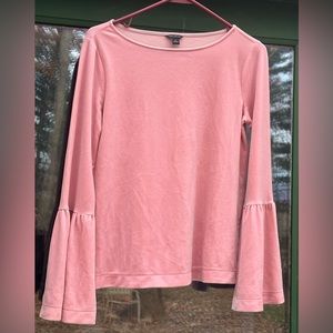 Light pink velvet long sleeve